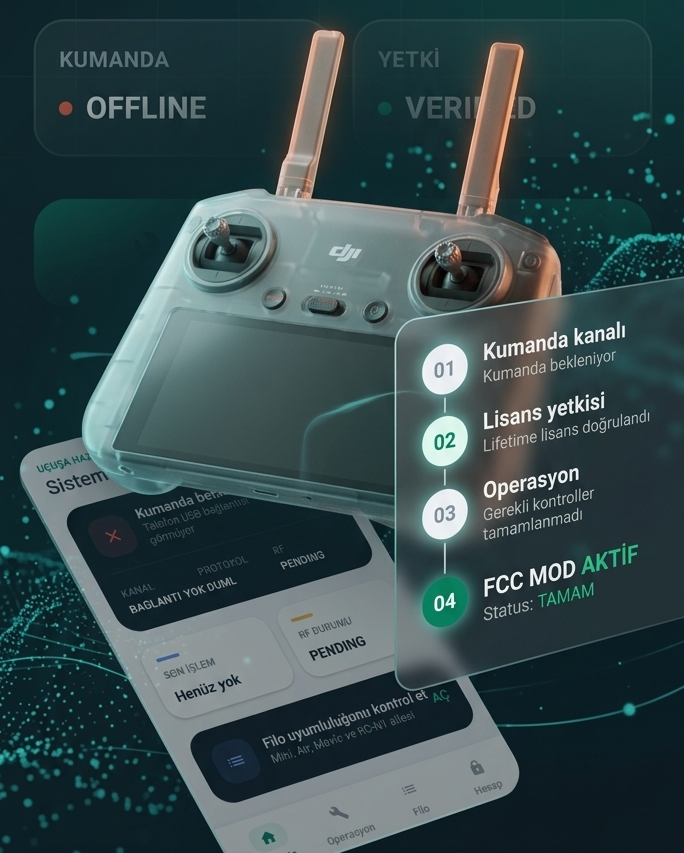 RY FCC Control Pro yazılım görseli